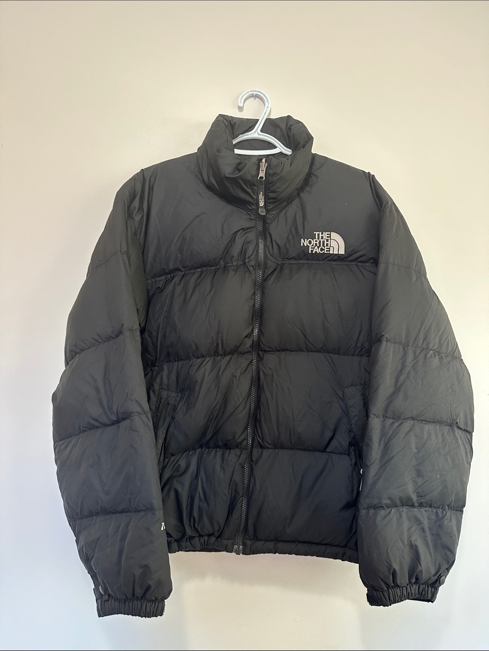 The North Face Black Puffer Jacket with Logo